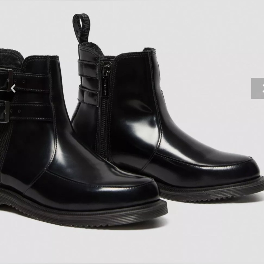 Dr. Martens Flora II Buckle Boots - Picture 2 of 10
